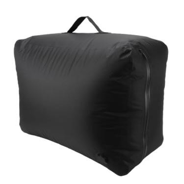 Imagem de Asixxsix Sacos de Vácuo para Viagens, 2 Pacotes de 50L e 38L TPU à Prova de água Sacos de Compressão a Vácuo Com Bomba Cubos de Embalagem de Compressão de Roupas Reutilizáveis