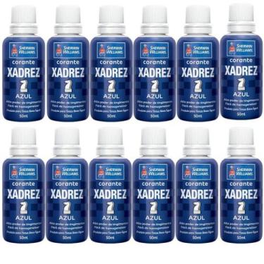 Imagem de Corante Líquido Xadrez Sherwin Williams 50ml 12 Peças Azul