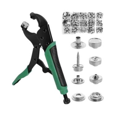 Imagem de Alicate De Pressão Manual Miniatura Para Botões De Pressão, Rebites E 