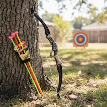 Imagem de Arco E Flecha Dourado Brinquedo Infantil - Ydh