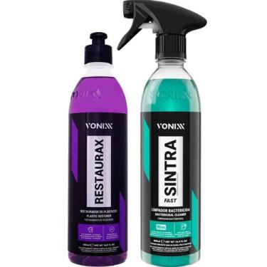 Imagem de Kit Restaurax Restaurador De Plástico E Painés Sintra Fast Vonixx