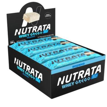 Imagem de Barrinha De Proteína Whey Grego Bar Caixa C/12 - Nutrata, Beijinho