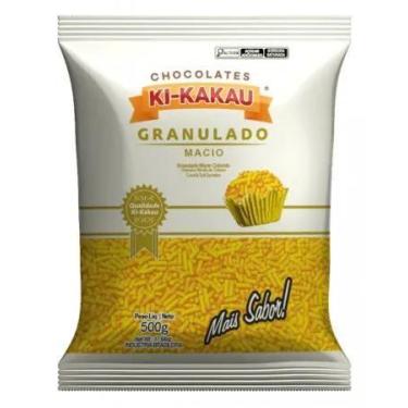 Imagem de Granulado Amarelo 500g para Confeitaria e Decoração de Doces - Ki-Kaka