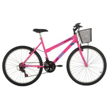 Imagem de Bicicleta Donna Mountain Bike Aro 26 Quadro Aço 18 Marchas V-Brake Ros