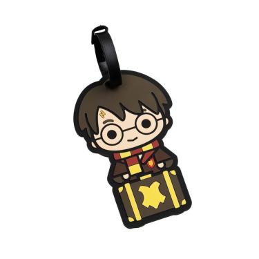 Imagem de Tag de Mala Silicone Harry Potter Imaginarium Policloreto de Vinila Branco Infantil