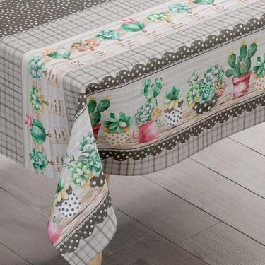 Imagem de Toalha De Mesa Plastico Termico 1,40m X 1,40m Para Mesa De 4 Lugares -