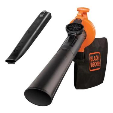 Imagem de Soprador e Aspirador de Folhas Black Decker BV25 com Função Triturador