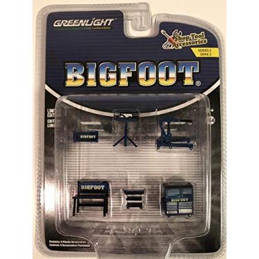 Imagem de Greenlight Shop Tool Accessories Series 2-1/64 Scale 6 Pieces Bigfoot Monster Truck Shop Tools Accessories Set