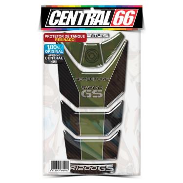 Imagem de Tankpad BMW R1200GS Adventure Carbono/Verde Adesivo Protetor