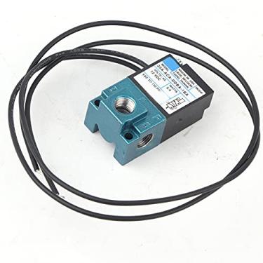 Imagem de solenoide elétrico normalmente fechado,Válvula solenoide, válvula solenoide de controle eletrônico com linha de vácuo de silicone para máquina de marcação