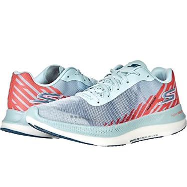 Imagem de Skechers Go Run Razor Excess Light Blue/Coral 10 B (M)
