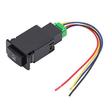 Imagem de 12V 5 pinos chicote interruptor de farol de neblina modificado com fio de proteção IP67 TS‑12 interruptor modificado com luz de neblina de 1,5 m para carro, motocicletas, ônibus
