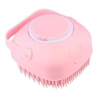 Imagem de Esponja De Silicone Banho Massageadora Dispenser Shampoo
