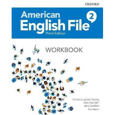 Imagem de American English File 2   Workbook   03 Ed - Oxford