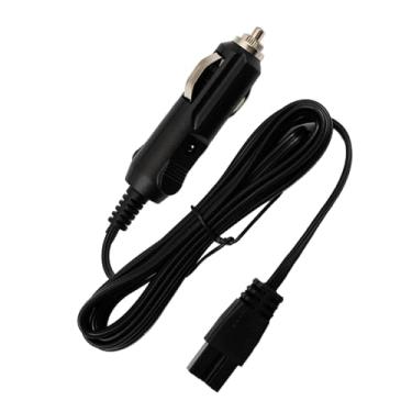 Imagem de 12V DC Power Extension Cord Replacement Car Cooler Cool Box Mni Fridge Wire Car Refrigerator Cigarette Lighter Power Cord