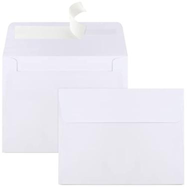 Imagem de 70 pacotes de envelopes de convite, envelopes A2 brancos, envelopes para cartões postais, envelopes para cartões de 11 x 14 cm, envelopes para convites, envelopes autoselados para fotos RSVP, cartões