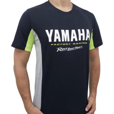 Imagem de Camiseta Masculina Yamaha Moto Gp Preta - 261-Masculino