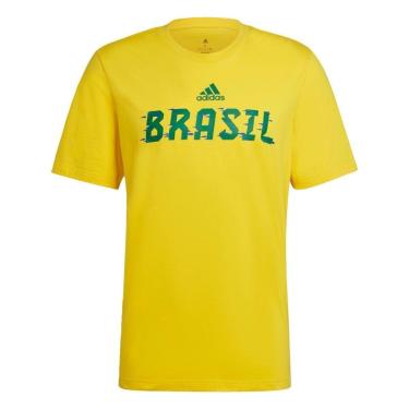 Imagem de Camiseta Brasil FIFA World Cup 2022™-Amarelo Adidas-Masculino