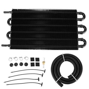 Imagem de Leapiture 6 kit refrigerador de óleo do motor transmissão linha carro universal remoto radiador refrigeração alumínio para automotivo