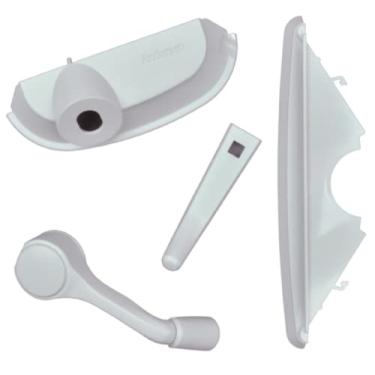 Imagem de Janela de invólucro melhorada da Andersen – Série 200/400 – Pacote de ferragens – Dobrável/tradicional – Branco – 1361560