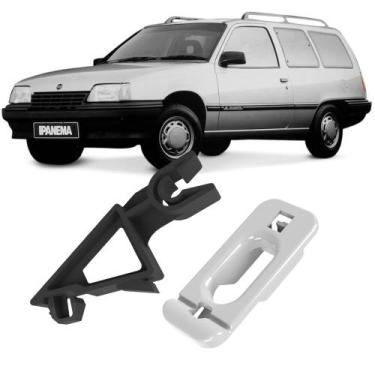 Imagem de Kit Grampos Presilhas Para Haste Vareta Do Capô Ipanema 89 90 91 92 93