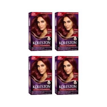 Imagem de Coloraçao Koleston 4446 Borgonha Vibrante-Kit C/4Un