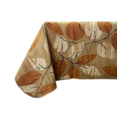 Imagem de Toalha de Mesa Quadrada Estampa Folhagem Folhas 1,40 x 1,40 - Millenia