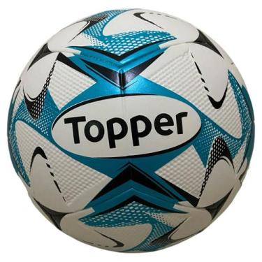 Imagem de Bola De Futebol  Society Topper Slick Colorful Original, Azul petróleo