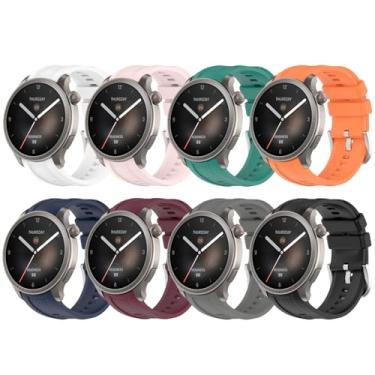 Imagem de ZSZCXD Pulseira de substituição de silicone esportiva ajustável compatível com Amazfit Balance Smartwatch