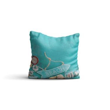 Imagem de Almofada nautica  Beach Tiffany  42x42  com enchimento Atelier Valverd