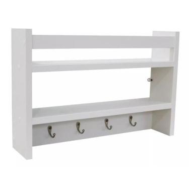 Imagem de porta chave organizador branco Hub18