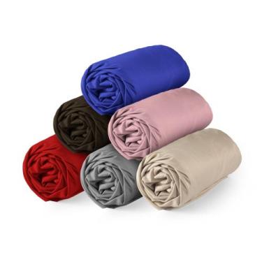 Imagem de Kit 3 Lençol Super King Avulso com Elástico Varias Cores Forro de Cama