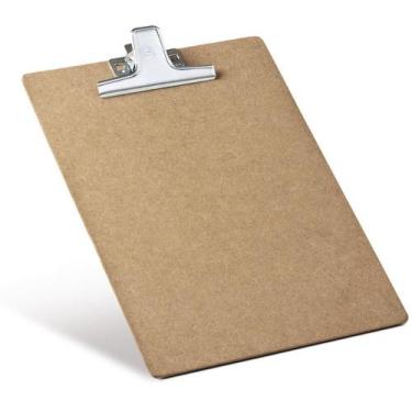 Imagem de Prancheta Duratex Ofício MDF com Prendedor Metal CX com 06 - Acrimet