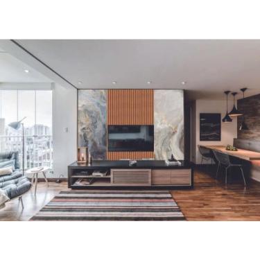 Imagem de Papel de Parede  Marmore e Ripado Tedencia  (folha med. 90x300 cm) - D