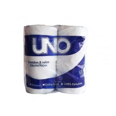 Imagem de Papel Higiênico UNO ROLÃO 10cm x 300m com 8un