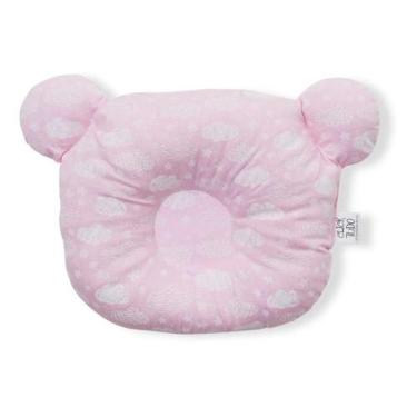 Imagem de Travesseiro Almofada Rn Bebê Anatômico Para Bebê MENINA - CLICK TUDO