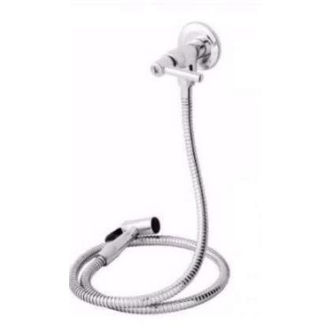 Imagem de Ducha Higiênica Metal Cromado Registro Luxo 1/4 Volta Del Metais