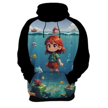Imagem de Moletom Casaco Blusa Jogo Quadrado de Blocos Mineração 7 - Enjoy Shop,