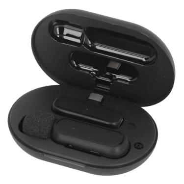 Imagem de Microfone de Lapela de Lapela, Microfone de Redução de Ruído Com Estojo de Carregamento, para Transmissão Ao Vivo, Gravação, Aulas On-line, Reuniões, Adequado para Microfone de
