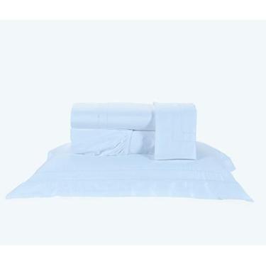 Imagem de Jogo de Lençol Solteirão 100% Algodão Egípcio 400 Fios 3 peças Pádua -