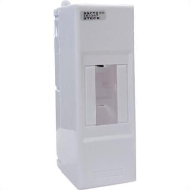 Imagem de Centrinho Steck Pvc Sobrepor Branco Para 2 Disjuntores Din - Ssct2