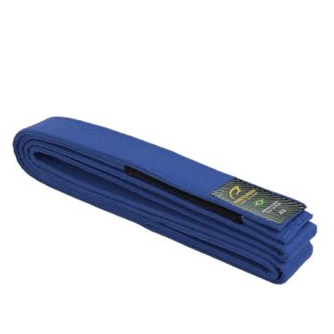 Imagem de Faixa Elite Jiu-Jitsu Pretorian Ponta Preta (Azul, A4)