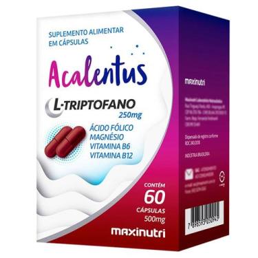 Imagem de Acalentus L Tripofano Ácido Fólico Magnésio com Vitaminas B6 e B12 250