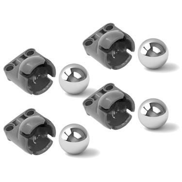 Imagem de SEEMEY Peças Técnicas - Partes de Reposição para Lego Technic, 4 Peças, Aço, 18mm, 3cm x 3cm x 3cm, Criança, Versátil, Personalizável