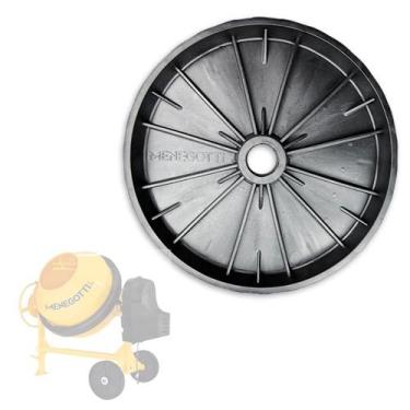 Imagem de Roda Para Betoneira Plástica Menegotti 250/400L Prime 370MM 1 ou 2 Uni