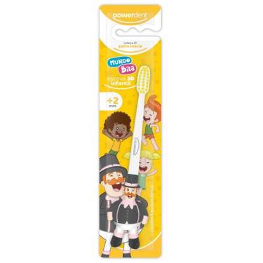 Imagem de Escova de dente infantil Powerdent 3D Mundo Bita, Amarelo