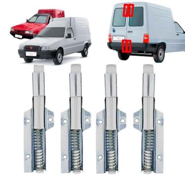 Imagem de Kit Jogo Fechadura Ferrolho Porta Baú Esquerda Fiorino 95-13 - Felux