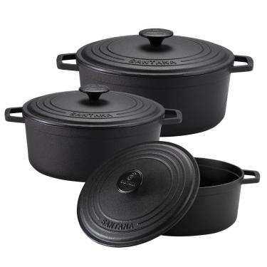 Imagem de Jogo Panelas neo Ferro Fundido 16, 18 e 20cm