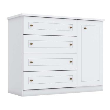 Imagem de Cômoda Mississipi 1 pt 4 gv Branca