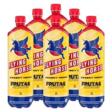 Imagem de Energético Flying Horse Energy Drink Frutas Amarelas 2l 6un